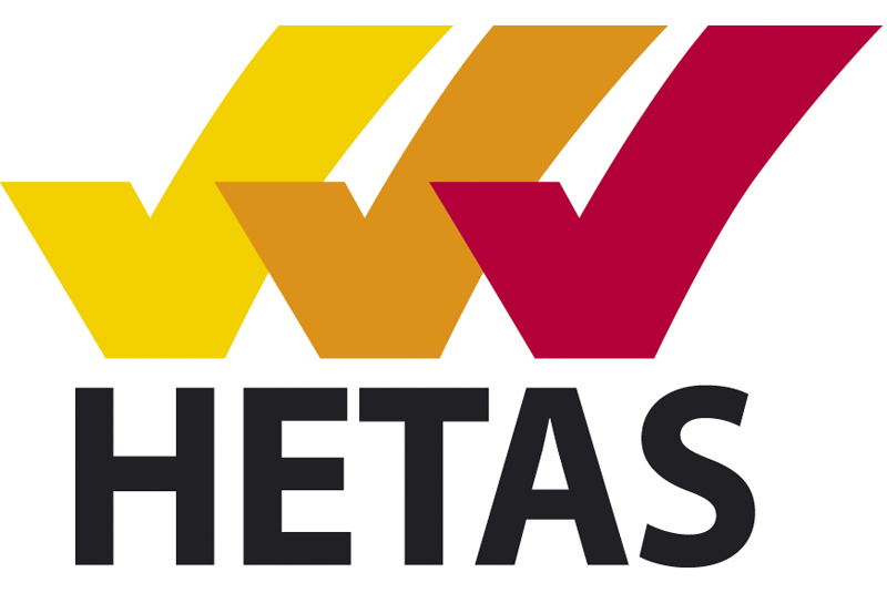 Hetas logo
